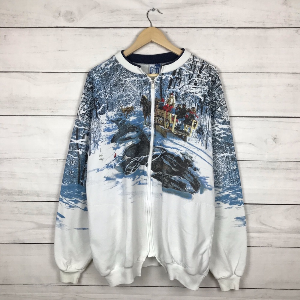 Vintage 1990s Snow Art Unlimited Sweatshirt